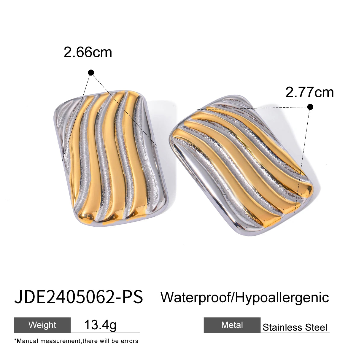 Minimalist Double Hoop Geometry Earrings . Two-Tone Criss-Cross Small Huggie Hoops, Dainty and Lightweight, Modern Everyday Jewelry for Women