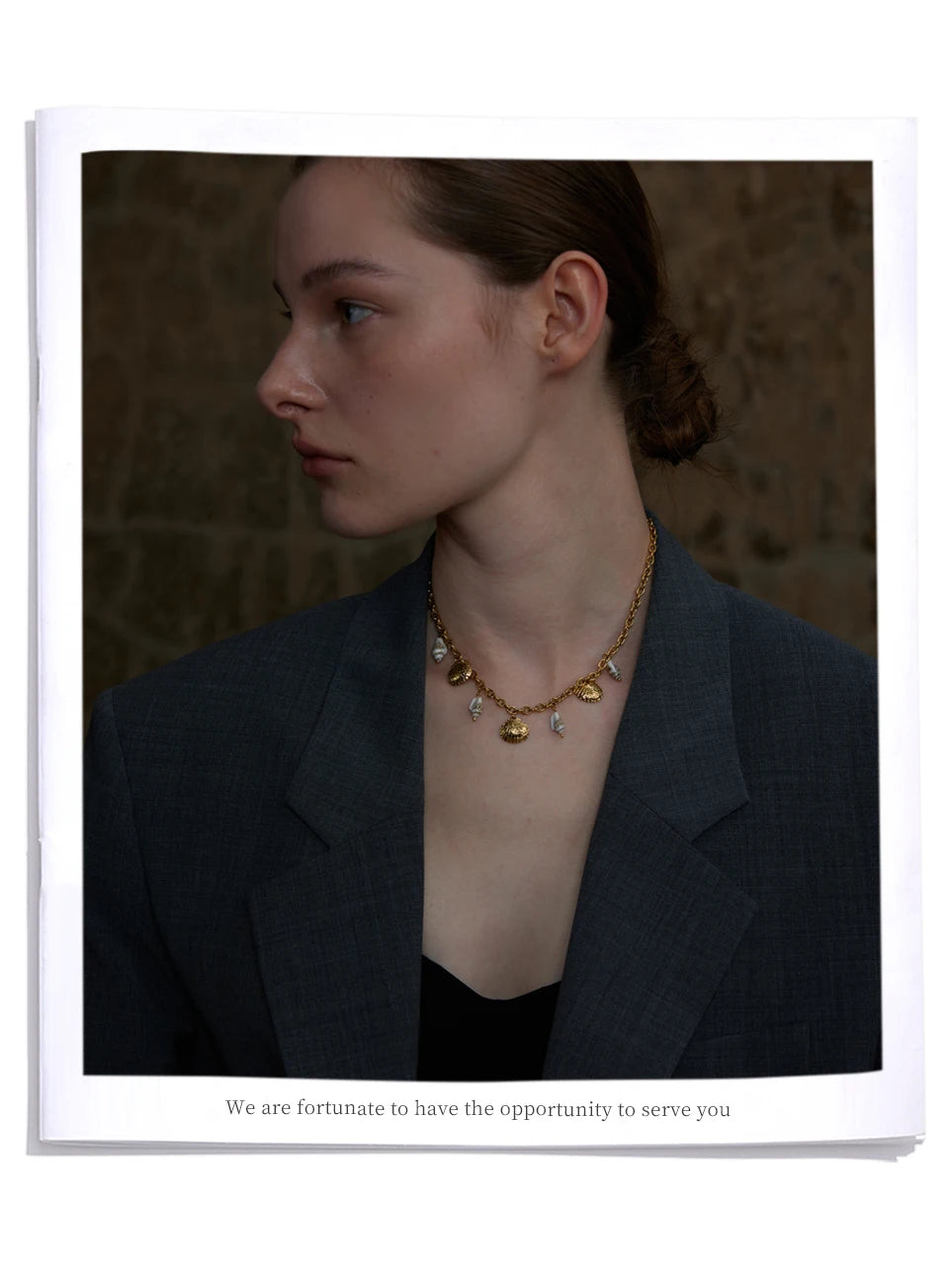Handmade 18K Gold PVD Plated Necklace Featuring a Natural Shell Charm . Waterproof and Stylish, the Perfect Holiday Accessory for Radiant Summer Vibes