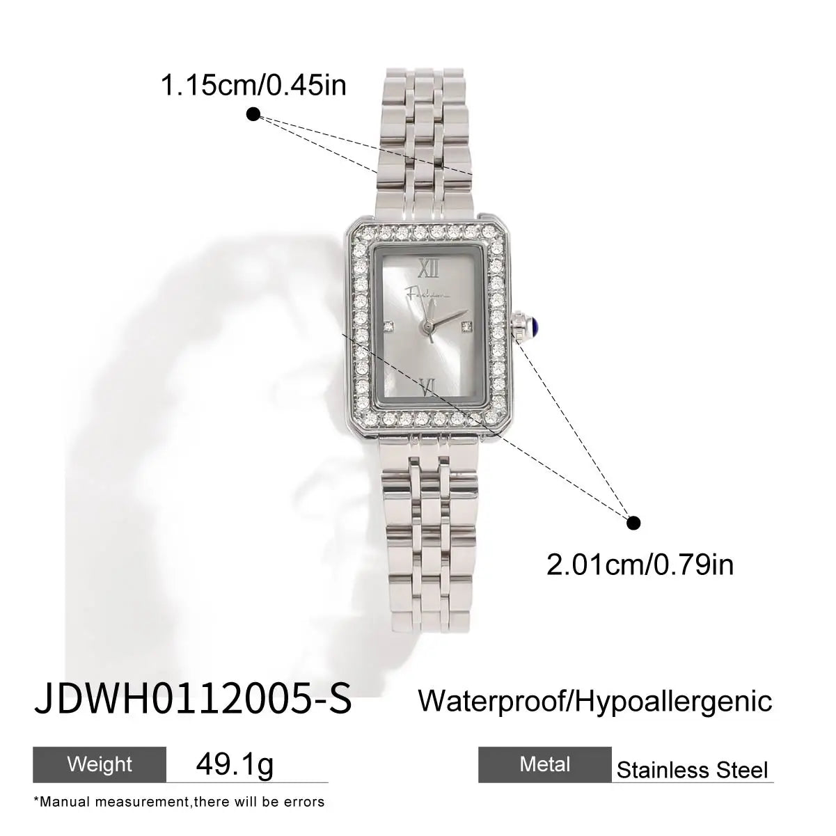Vintage-Inspired Ladies' Watch – Durable Stainless Steel with Reliable Japanese Movement, Waterproof Design, and Polished 18K Gold PVD Plating for a Shiny, Elegant Finish