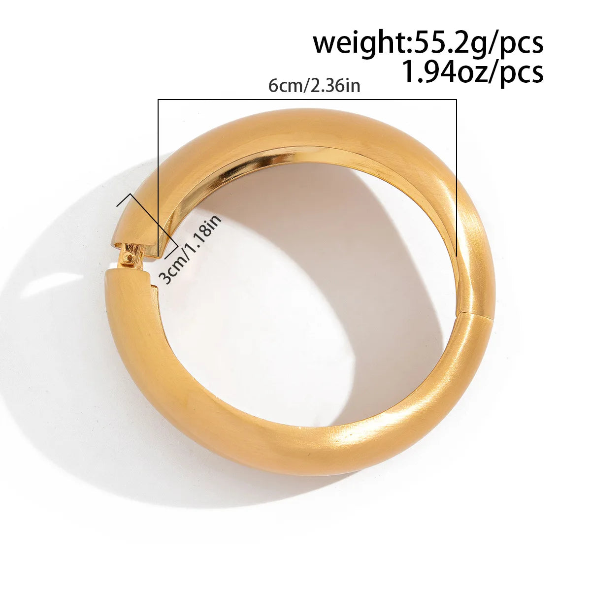 Chunky Wide Metal Water Drop Bangle . Bold Open Cuff Bracelet in Gold Color with Thick Irregular Wave Design, A Statement Piece of Jewelry for Women