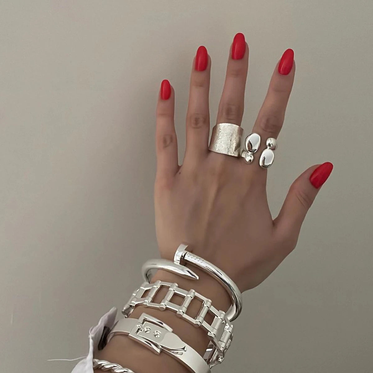 Chic Minimalist Ring for Women . Real Gold PVD Plated Stainless Steel, Waterproof & Fashion-Forward Metal Jewelry Piece