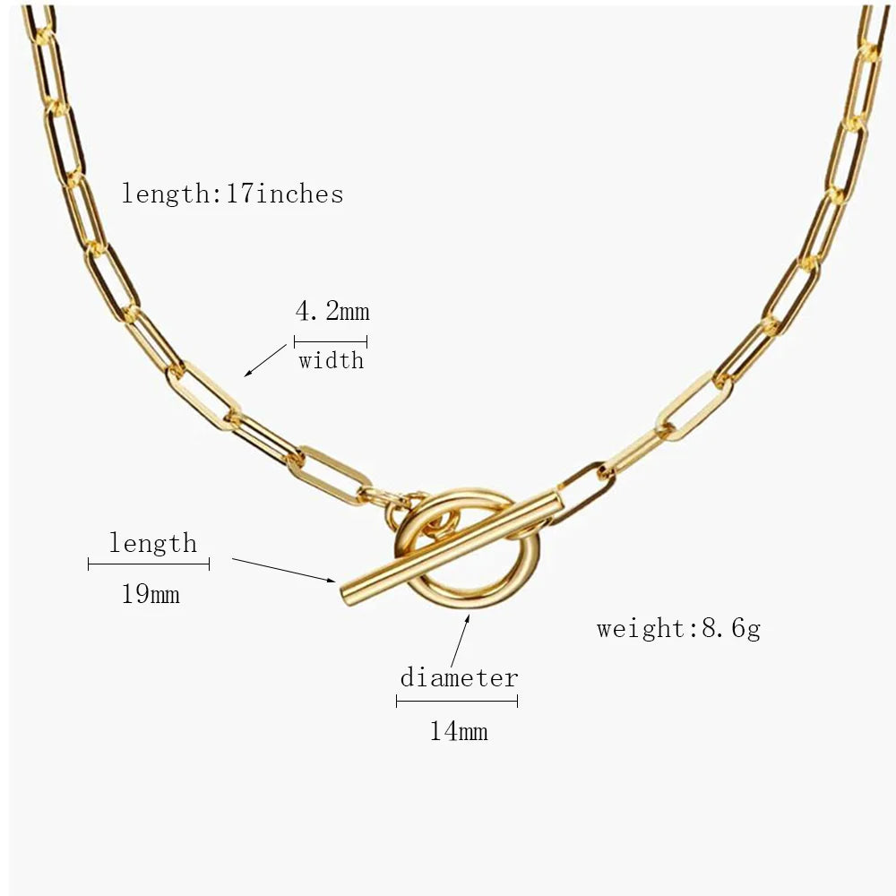 Bold Double-Layered Cuban & Snake Chain Necklace . Chunky 18K Gold IP Plated Stainless Steel Statement Choker for a Powerful, Glamorous Look