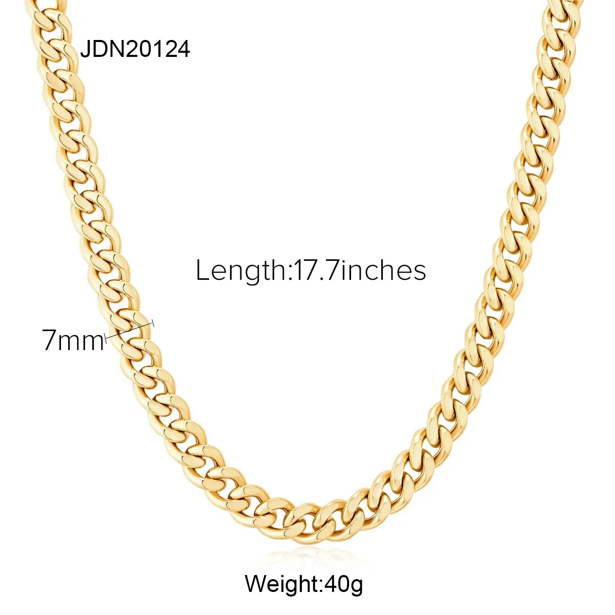 Bold Double-Layered Cuban & Snake Chain Necklace . Chunky 18K Gold IP Plated Stainless Steel Statement Choker for a Powerful, Glamorous Look